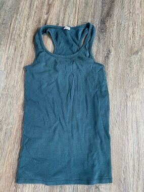 Classic Racerback Tank Top in Dark Teal